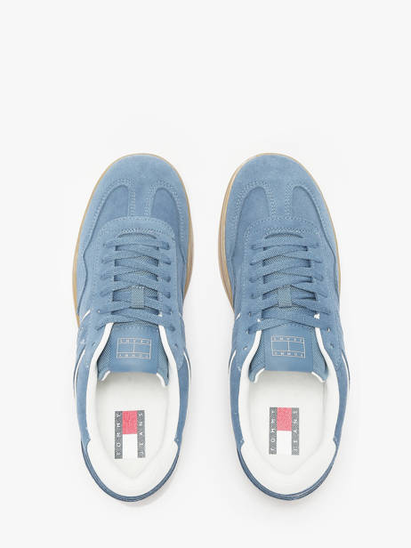 Sneakers En Cuir Tommy hilfiger Bleu men 1516DA1 vue secondaire 3