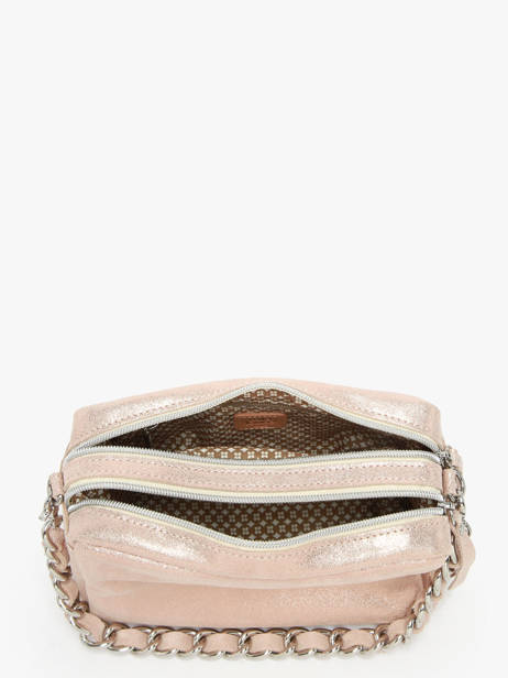 Sac Bandoulière Mama Cuir Mila louise Rose vintage 23673X vue secondaire 3