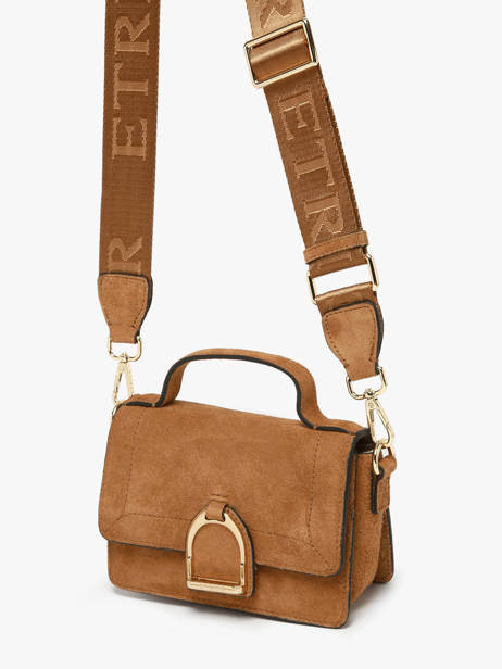 Sac Bandoulière Altesse Suede Etrier Marron altesse suede EASU048X vue secondaire 1