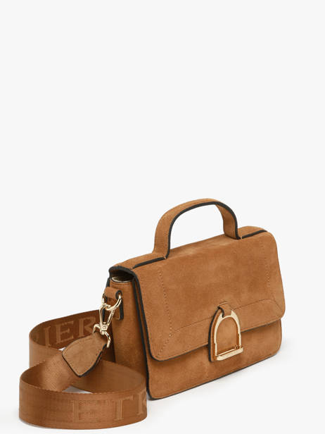 Sac Bandoulière Altesse Suede Etrier Marron altesse suede EASU048S vue secondaire 1