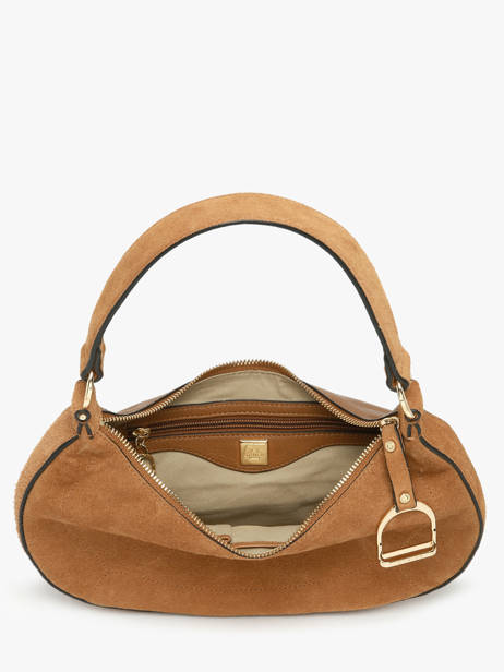Sac Porté épaule Altesse Suede Etrier Marron altesse suede EASU017M vue secondaire 2