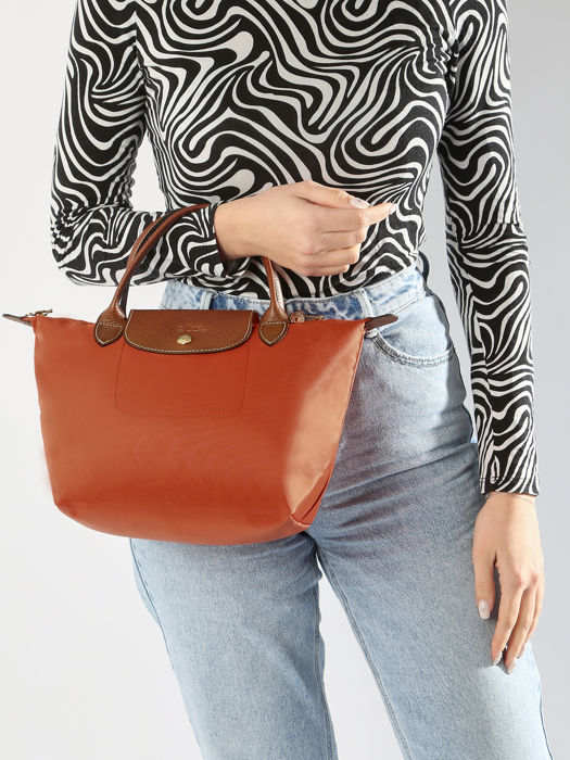 Longchamp Le pliage original Sacs porté main Orange