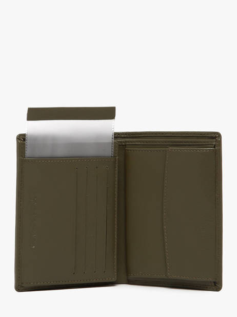 Portefeuille Cuir Yves renard Vert smooth 15419 vue secondaire 1