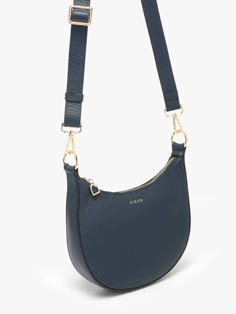 Sac Bandoulière S Tradition Cuir Etrier Bleu tradition ETRA102S vue secondaire 1