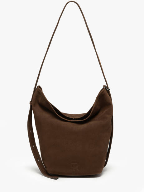 Sac Bandoulière Sac à Dos M Cavalier Nubuck Cuir Etrier Marron cavalier nubuck ECAN126M