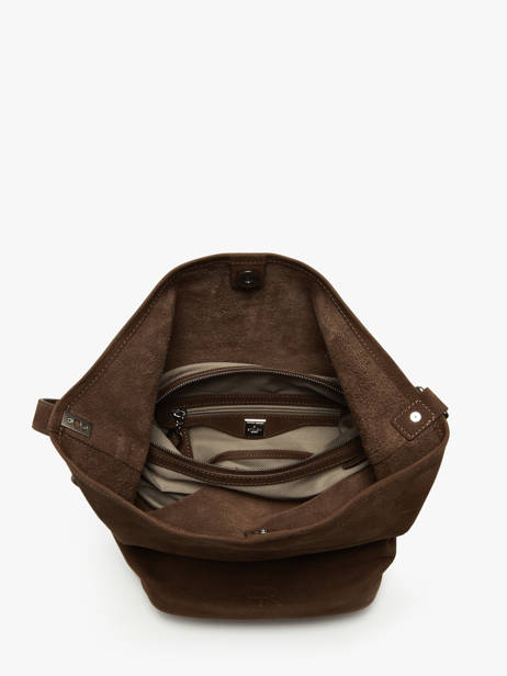 Sac Bandoulière Sac à Dos M Cavalier Nubuck Cuir Etrier Marron cavalier nubuck ECAN126M vue secondaire 6