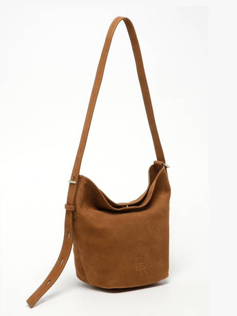 Sac Bandoulière Sac à Dos S Cavalier Nubuck Cuir Etrier Marron cavalier nubuck ECAN126S vue secondaire 4