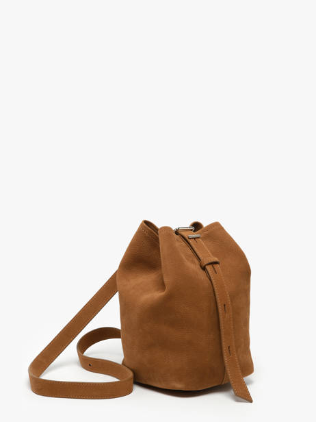 Sac Bandoulière Sac à Dos S Cavalier Nubuck Cuir Etrier Marron cavalier nubuck ECAN126S vue secondaire 5