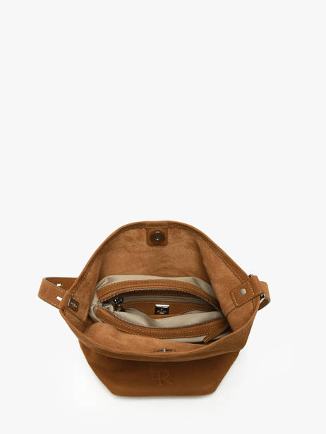 Sac Bandoulière Sac à Dos S Cavalier Nubuck Cuir Etrier Marron cavalier nubuck ECAN126S vue secondaire 6