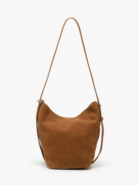 Sac Bandoulière Sac à Dos S Cavalier Nubuck Cuir Etrier Marron cavalier nubuck ECAN126S vue secondaire 7