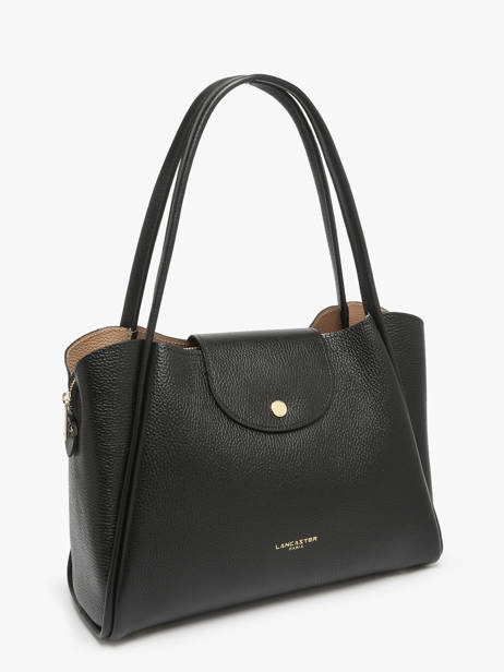 Sac Porté épaule Ida Double Cuir Lancaster Noir ida double 85 vue secondaire 1