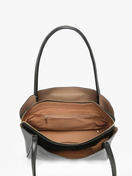 Sac Porté épaule Ida Double Cuir Lancaster Noir ida double 85 vue secondaire 2
