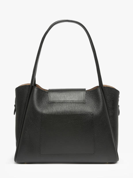 Sac Porté épaule Ida Double Cuir Lancaster Noir ida double 85 vue secondaire 3