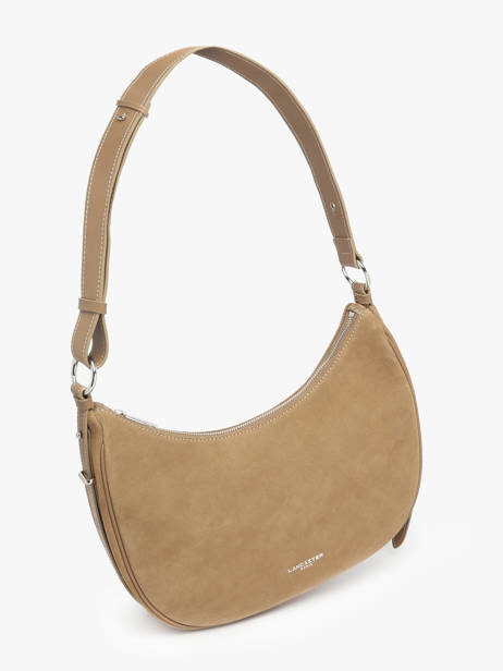 Sac Porté épaule Suede Cuir Lancaster Beige suede 82 vue secondaire 1