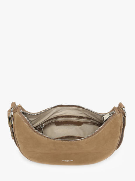 Sac Porté épaule Suede Cuir Lancaster Beige suede 82 vue secondaire 2