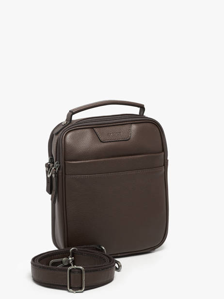 Sac Bandoulière Flandres Cuir Etrier Marron flandres EFLA732M vue secondaire 2