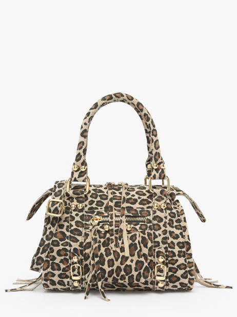 Sac Bandoulière Velvet Leopardo Cuir Milano Multicolore velvet leopardo VL24093