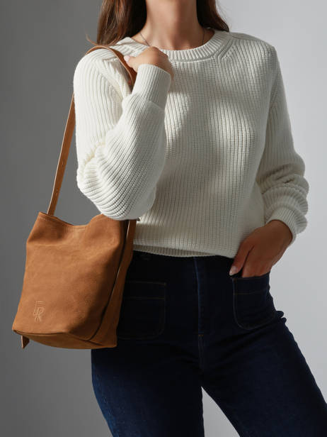 Sac Bandoulière Sac à Dos S Cavalier Nubuck Cuir Etrier Marron cavalier nubuck ECAN126S vue secondaire 1