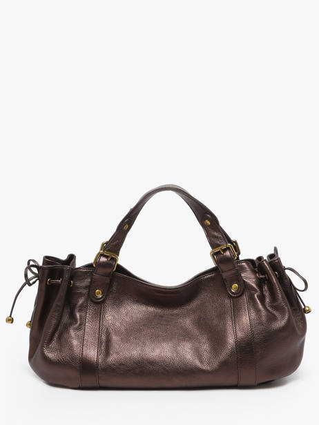 Sac Porté épaule Gun Metal Cuir Gerard darel Marron gun metal DCS01446