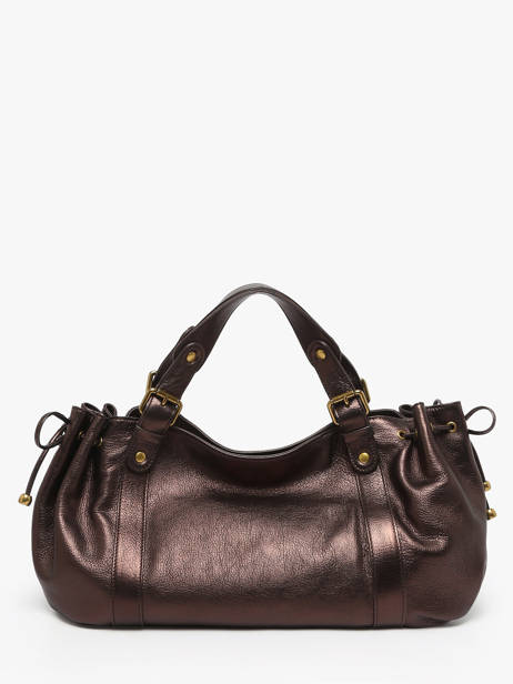 Sac Porté épaule Gun Metal Cuir Gerard darel Marron gun metal DCS01446 vue secondaire 4