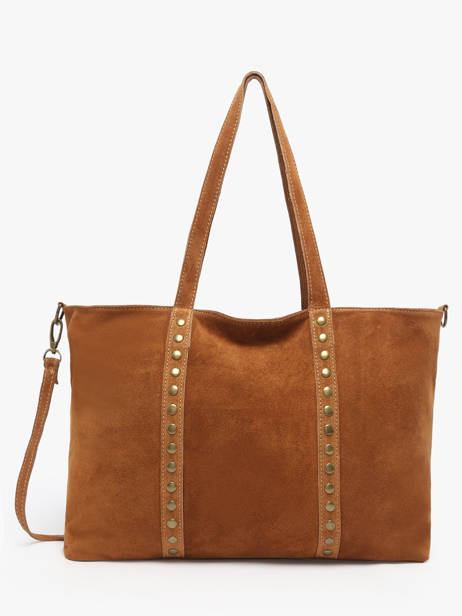 Sac Porté épaule Velvet Cuir Milano Marron velvet VE24113