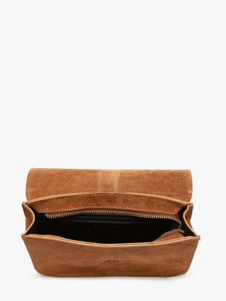 Sac Bandoulière Velvet Cuir Milano Marron velvet VE25063 vue secondaire 3