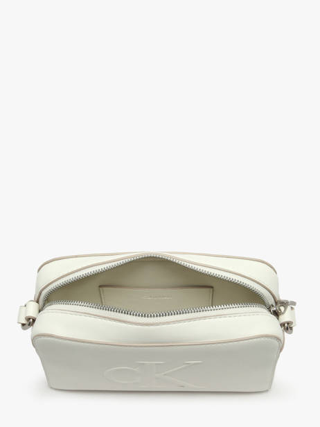 Sac Bandoulière Sculpted Calvin klein jeans Blanc sculpted 4K3036G vue secondaire 3