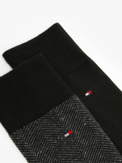 Chaussettes Homme 2 Paires Tommy hilfiger Noir socks 71236313 vue secondaire 1