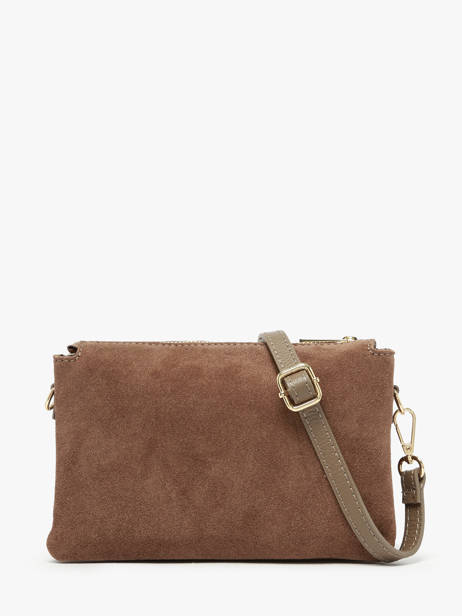 Sac Bandoulière Velvet Caviar Milano Marron velvet caviar VC24117 vue secondaire 4