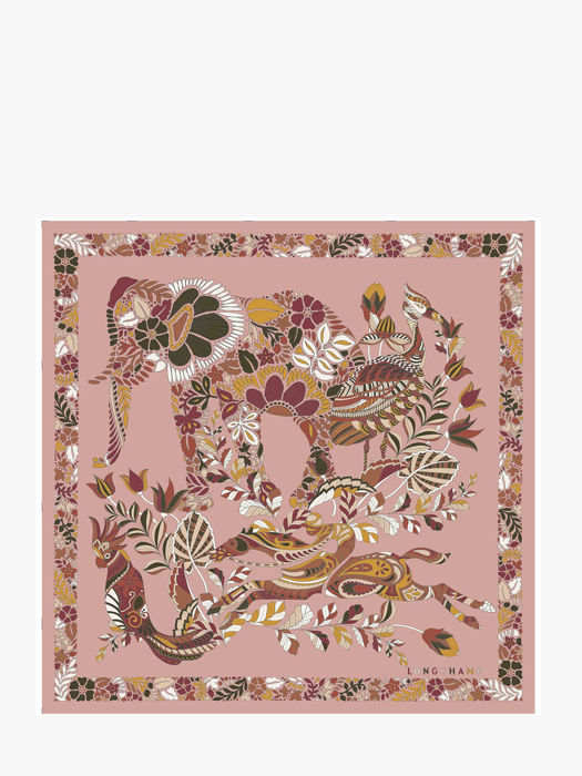 Longchamp Soie gots Etole Rose