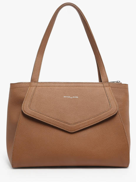 Sac Porté épaule Madeleine Cuir Nathan baume Marron candy 8 vue secondaire 4