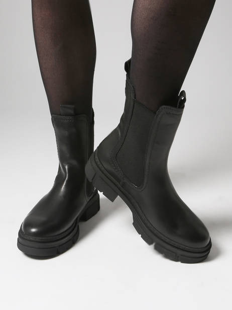 Chelsea Boots En Cuir Tamaris Noir women 41 vue secondaire 1