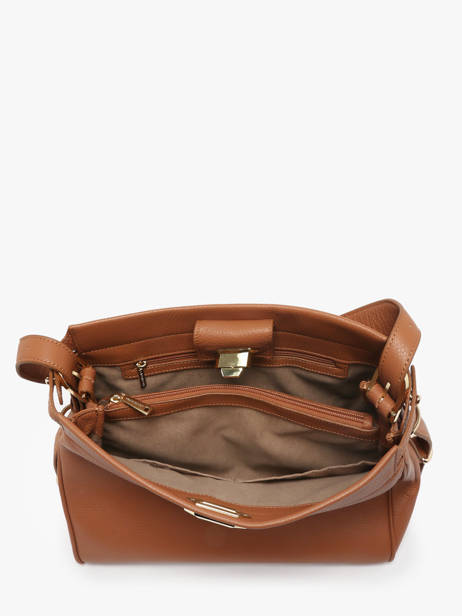 Sac Porté épaule Mademoiselle Romy Cuir Lancaster Beige mademoiselle romy 106 vue secondaire 3