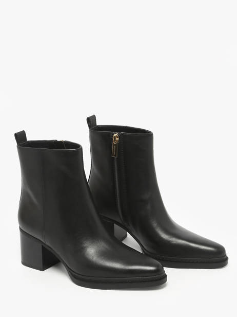 Bottines à Talon En Cuir Michael kors Noir women XME5L001 vue secondaire 1