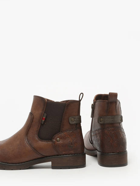 Chelsea Boots Mustang Marron women M0052002 vue secondaire 2