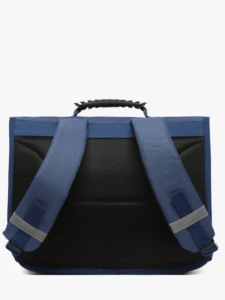 Cartable 2 Compartiments Pokemon Bleu pikachu eclair 23AK203A vue secondaire 4