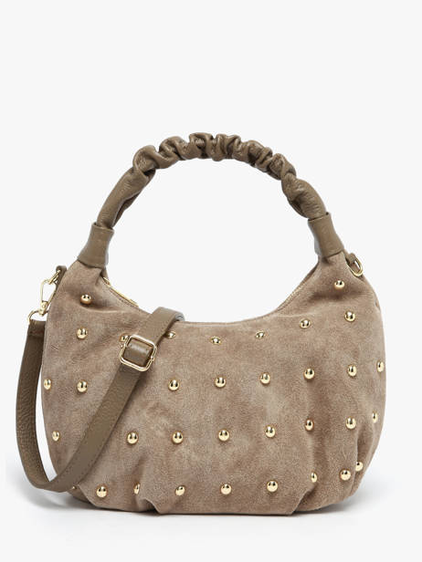 Sac Porté épaule Velvet Studs Milano Marron velvet studs VS25094