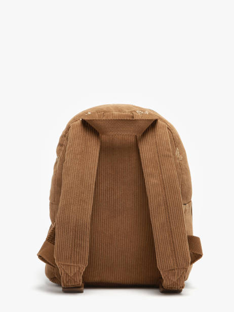 Sac à Dos 1 Compartiment Roxy Marron back to school RJBP4935 vue secondaire 4