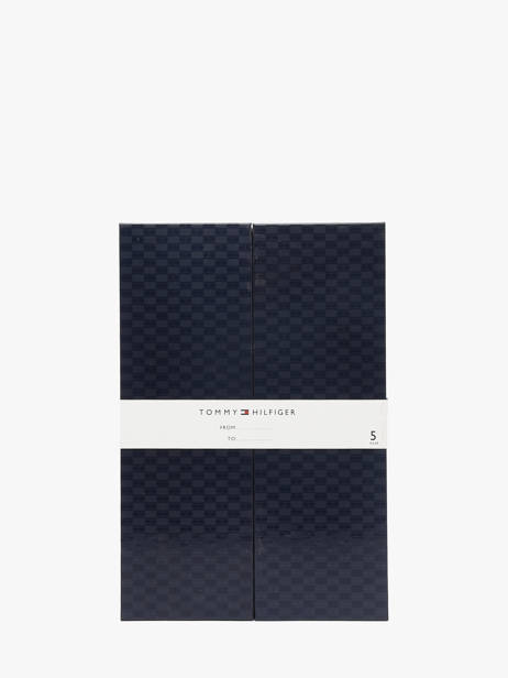 Chaussettes Homme 5 Paires Boîte Cadeau Tommy hilfiger Noir socks 71235374 vue secondaire 1