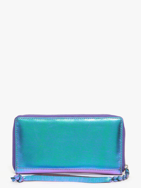 Leportefeuille Charlotte Scarabee Cuir Paul marius Bleu scarabee CHARLSCA vue secondaire 2