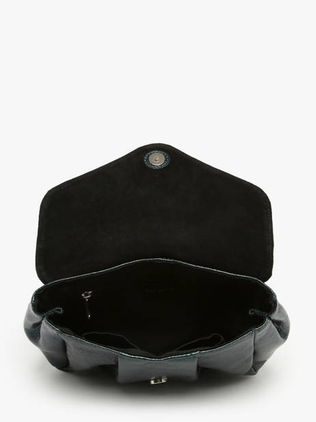 Sac Bandoulière Suzon M Minuit Cuir Paul marius Vert minuit SUZOMMIN vue secondaire 3