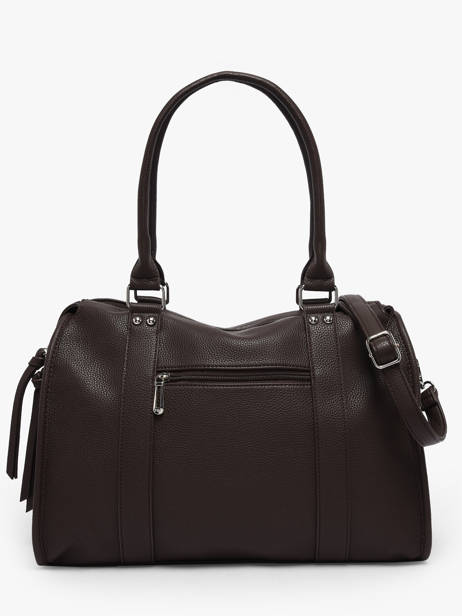 Sac Porté épaule A4 Grained Miniprix Marron grained F8533 vue secondaire 3