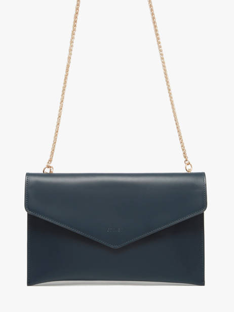 Pochette De Soirée L Paddock Cuir Etrier Bleu paddock EPAD075L vue secondaire 1