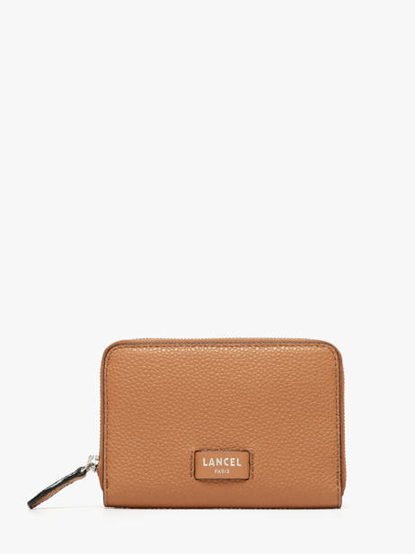 Portefeuille Cuir Lancel Marron ninon A14081