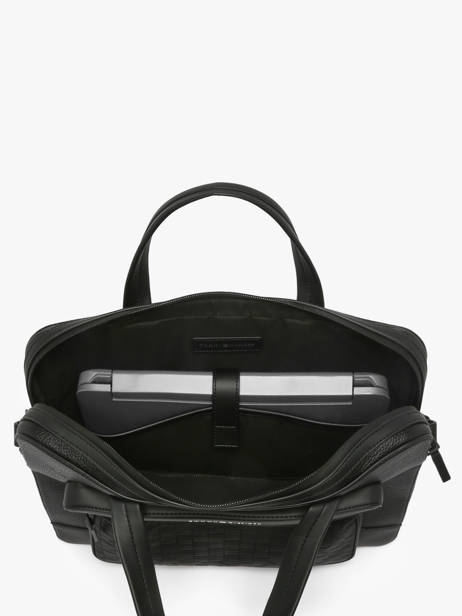 Porte Documents (main) Tommy hilfiger Noir modern tommy AM14002 vue secondaire 3