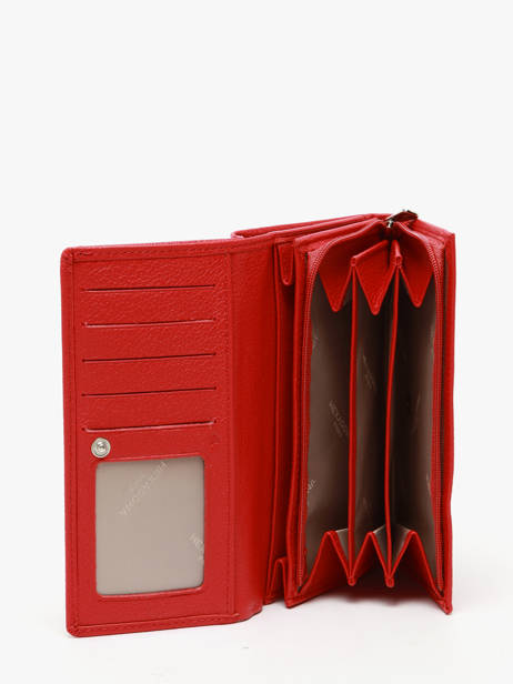 Portefeuille Confort Cuir Hexagona Rouge confort 467779 vue secondaire 1