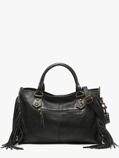 Sac Porté Main Dakota Cuir Basilic pepper Noir dakota BDAK22 vue secondaire 4