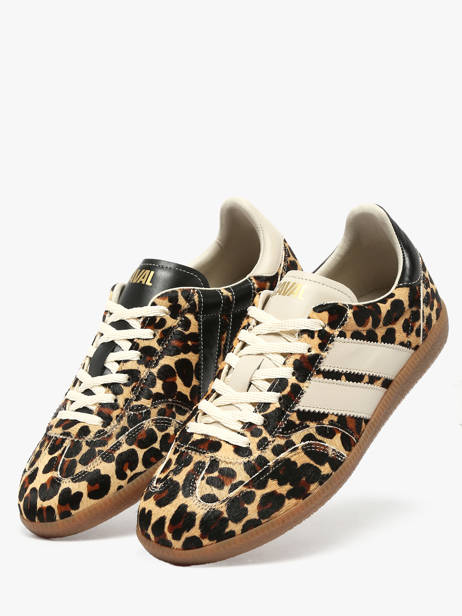 Sneakers En Cuir Caval Multicolore women BAPULS30 vue secondaire 1