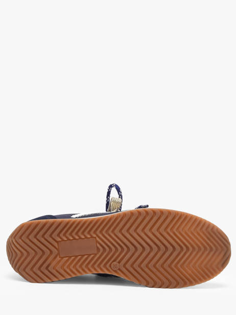 Sneakers June En Cuir Semerdjian Bleu women JUNED482 vue secondaire 4