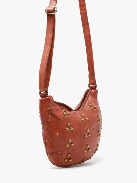 Sac Bandoulière Heritage Cuir Biba Marron heritage HIL2L vue secondaire 2